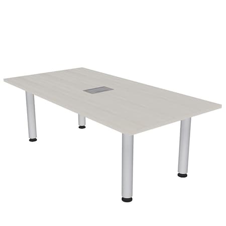 Skutchi Designs 35.5 in W, 59.5 in L, 29 in H, Engineered Wood Top, Ivory H-REC-3660-PT-26-EL